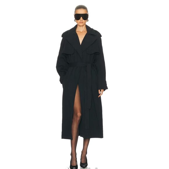 Skims Boyfriend Fleece Trench Coat NEW NWT - Picture 1 of 7